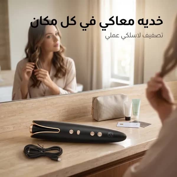 • جهاز تجعيد اوتوماتيكي المتطور DLC, ضمان عامين