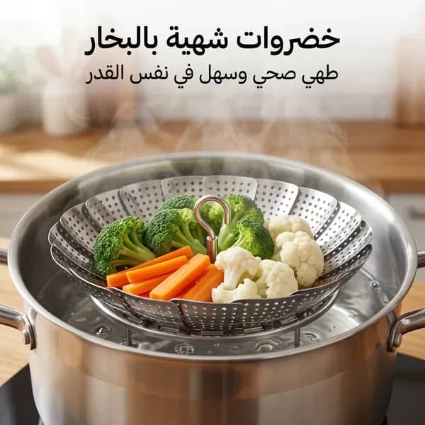 سلة بخار قابله للطى
