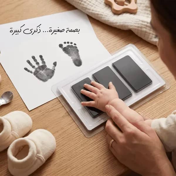 • طابعة بصمة يد وقدم الطفل الصحية هدية طفلك