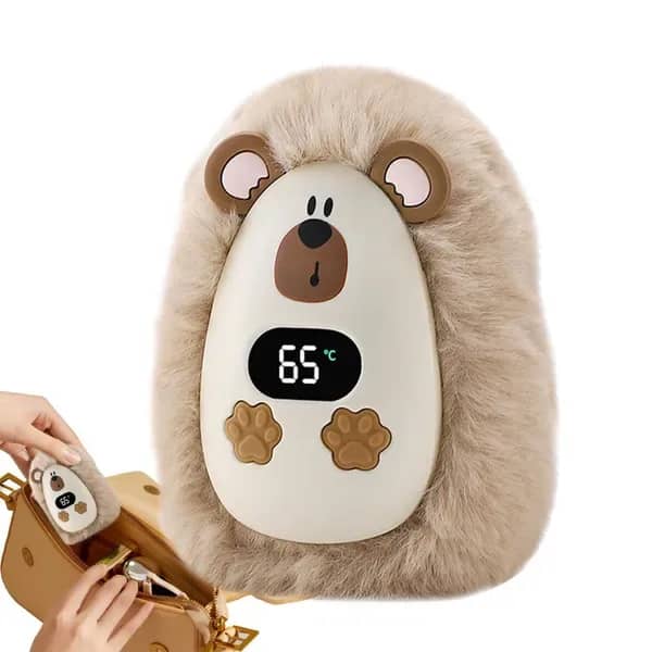 دفأة يد كهربائية على شكل كابيبارا، قابلة للشحن USB