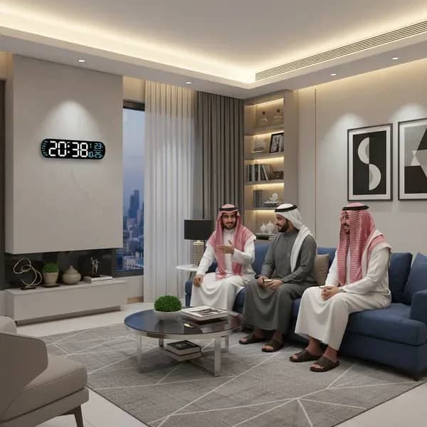 ساعة حائط ذكية 