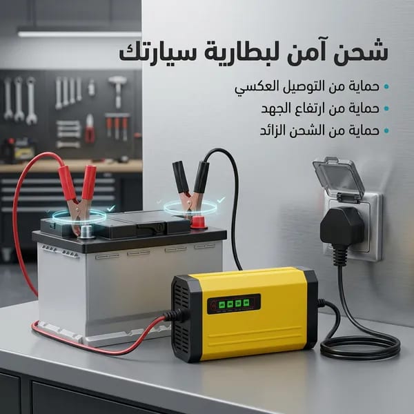 شاحن بطاريات ذكي وعالي الكفاءة