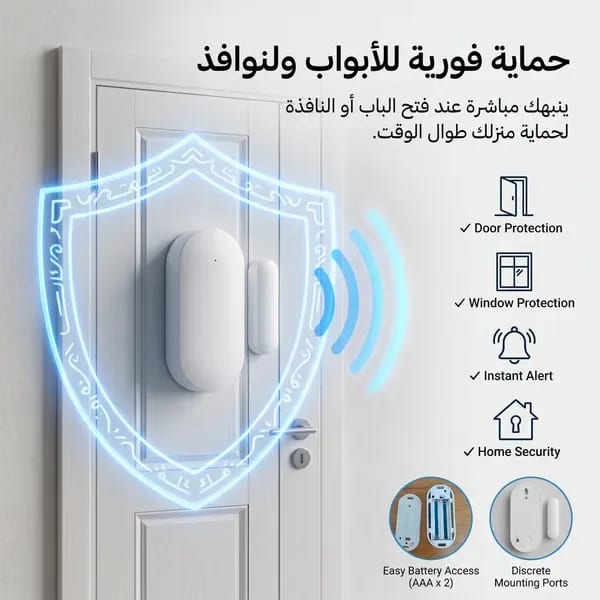 جهاز أمان المنازل والعمل