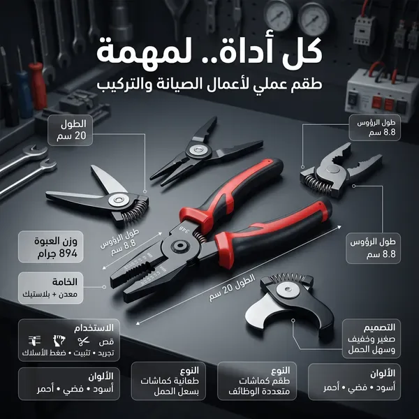 • زراديه متعدده الاستخدامات 5 في 1